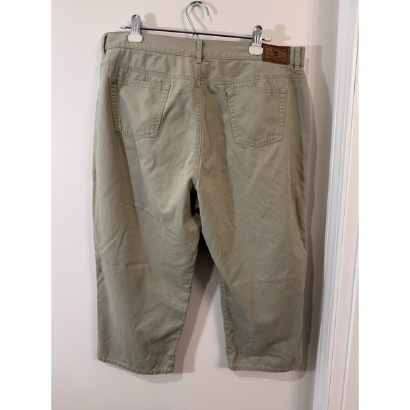 LRL LAUREN Jeans Co Classic Capri Green Pants SZ 16  35"waist‎ 21"inseam Vintage - Picture 6 of 8